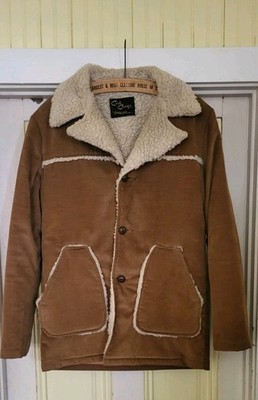 Vintage Mens Ranch Sherpa-lined Cal Craft By California Coat 38