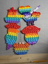 Pop It Fidget Toy Fast Push Game Decompression Toy Dinosaur Sensory