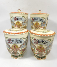 Set Vorratsdosen Jugendstil Sarreguemines Saargem&uuml;nd ? A-9