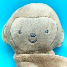 Carter  s Monkey Lovey Baby Rattle Security Blanket Mommy Loves Me 12  Plush