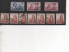 Australia Stamps 1966 Famous Seafarers collection of very fine used