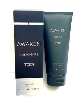 TUMI 08:00 GMT AWAKEN UNISEX BODYWASH 6.7FL.0z/200ml