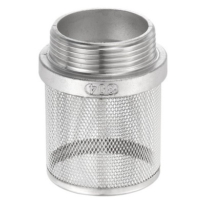 1.5'' DN40 Male Filter Cover, 47mm Hose Inlet Suction Strainer Filter, 74mm