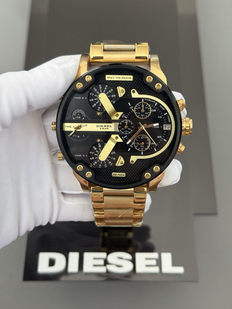 Diesel DZ7333 Mr Daddy 2.0 Chronograph Gold Stainless Steel Watch