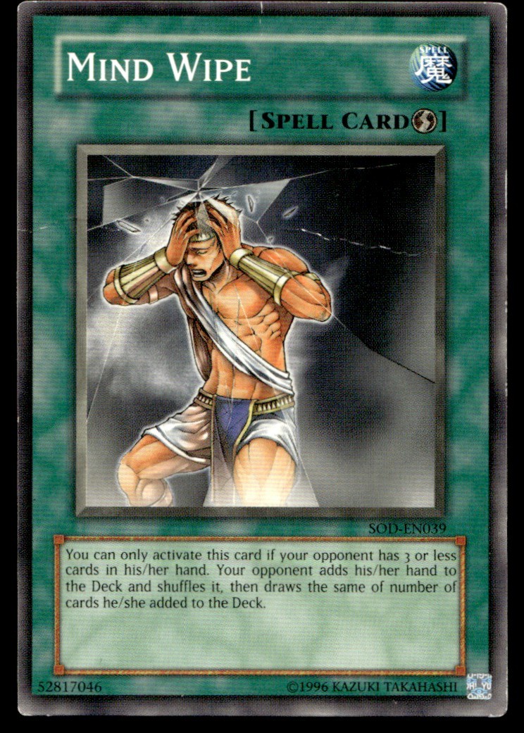 Mind Wipe - SOD-EN039 - YuGiOh