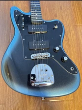 Blue Panther Redwood Fingerboard Electric Guitar 6 String HH Pickup