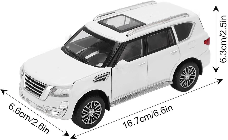 Modellino Di Auto in Lega Pressofuso 1/32 Con Suono E Luce Pull Back - Modello C - Immagine 4 di 4