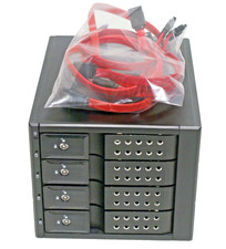 iStarUSA BPN-DE340HD-BLACK Trayless 3 x 5.25" to 4 x 3.5" 12Gb/s HDD Hot-swap