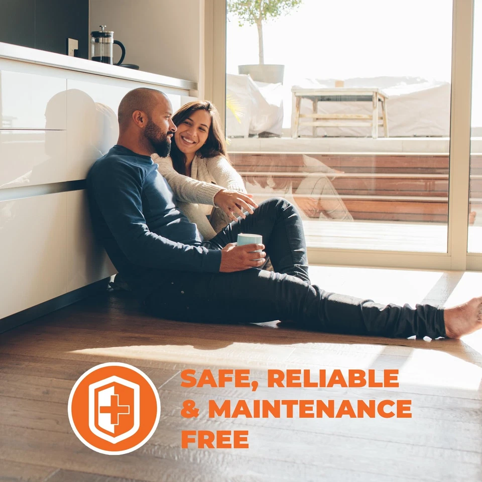 Float QWARM1.5X10F240 Radiant Floor Heating Mat for below Laminate, Wood, Lux... - Image 4 of 4