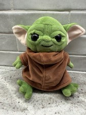 RARE Mandalorian BABY YODA 6 1/2" PLUSH DOLL Stuffed Animal From Australia EUC
