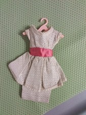 Barbie Tammy Misty RARE Doll Dress Pattern Loop Edging CLEARANCE Red Satin Belt
