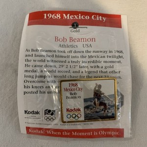 Kodak Olympic Pin Mexico City 1968