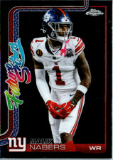2025 Topps Chrome - Future Stars Malik Nabers #FS-8