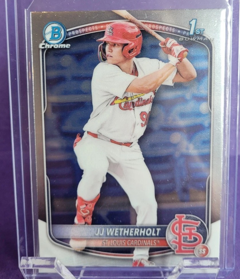 2025 Bowman - Chrome Prospects JJ Wetherholt #BCP-22 (RC)
