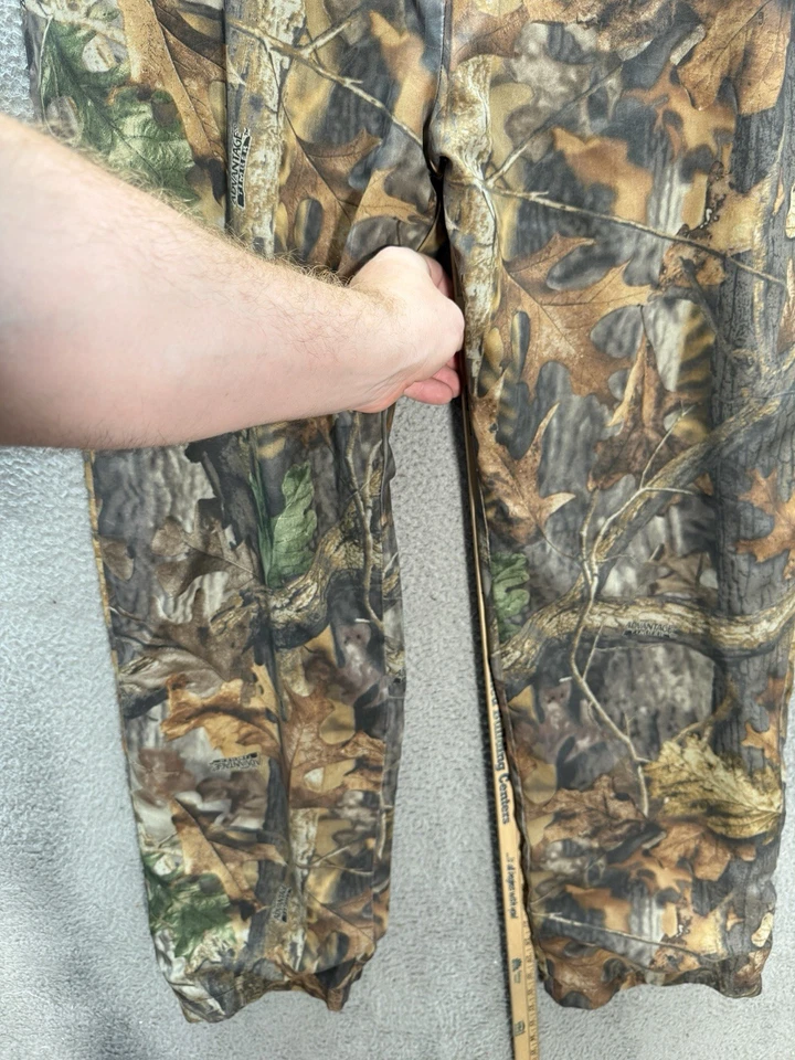 ScentLok Pants Mens Large Camouflage Lightweight Stirrup Advantage Timber Camo - Image 4 of 4