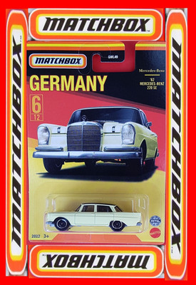 MATCHBOX 2022 Best of Germany ´62 MERCEDES-BENZ 220 SE  NEU&OVP HFH55-LA10 GWL49