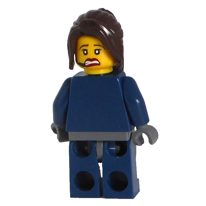 LEGO female Agents Trace girl ponytail minifigure 8633 8635 8637 8970 New - Image 4 of 4
