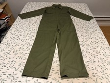 US Army 65 Polyester And 35 Cotton Utility Coveralls Color Green Size Large