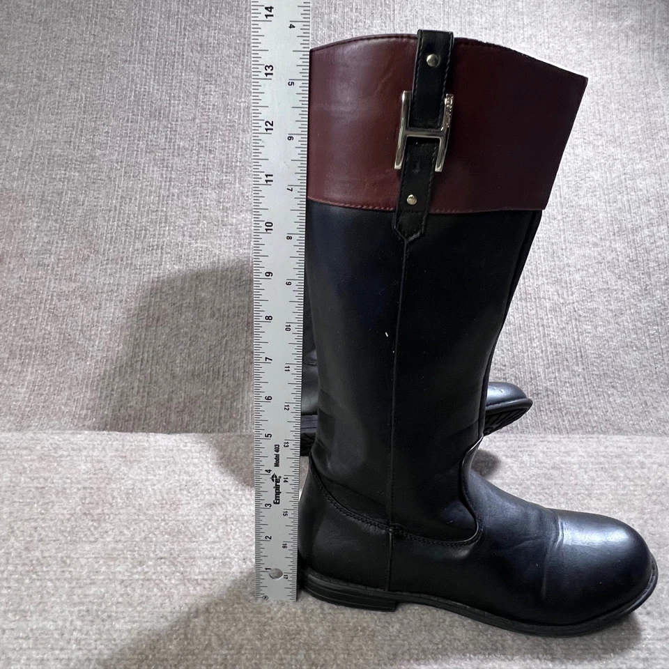 Tommy Hilfiger Andrea Charm Mujer Talla 5 Negro Coñac Botas de Montar EU 36 Foto 2 de 4
