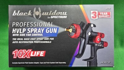 Black Widow Spectrum (BW-HVLP-SF) 1.7mm Tip HVLP Professional Spray Gun NEW(E14)