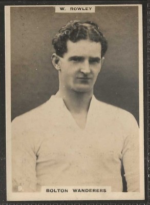 PINNACE FOOTBALL (LF SIZE PINNACE BACK) - #0009 - BOLTON WANDERERS - W. ROWLEY 