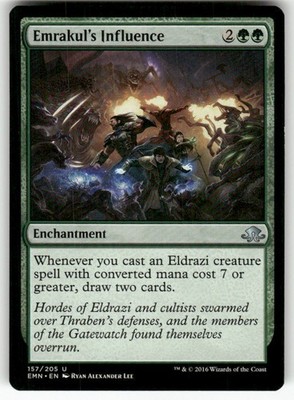 Emrakul's Influence 157 Uncommon Eldritch Moon Magic: The Gathering NM
