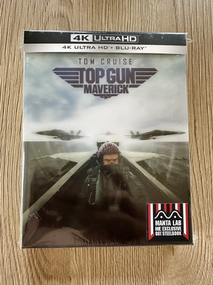 Top Gun Maverick - 4K Steelbook Manta Lab Double Lenti B Neu & OVP