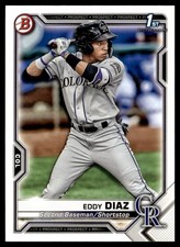 2021 Bowman Prospects Eddy Diaz Colorado Rockies #BP-33