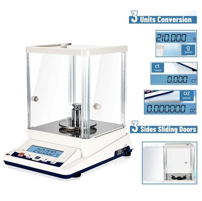 220g/0.0001g 210g/0.001g Lab Scale Electronic Analytical Balance High Precision