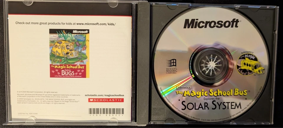 Scholastic's The Magic School Bus Explores the Solar System (PC, 1994) - Image 2 of 2