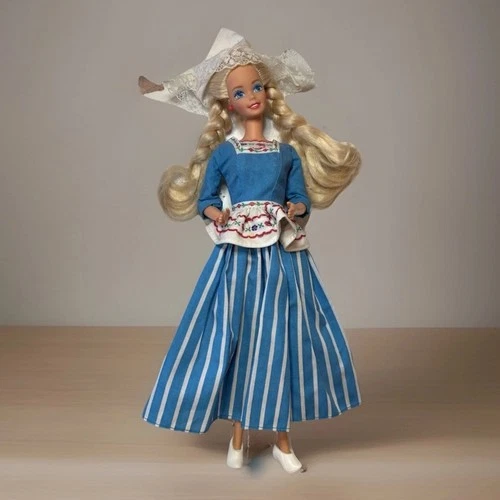 Vintage Mattel Barbie Dolls of the World Dutch Doll 12" 1993