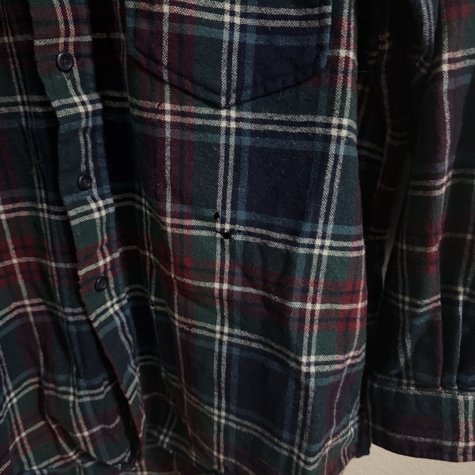 Multicolor Wool Pendleton Flannel Button Up Shirt… - image 8