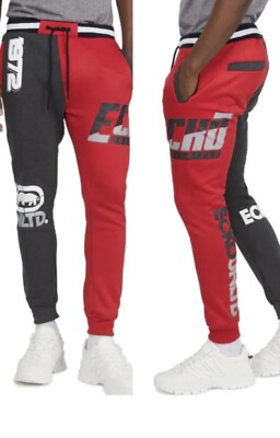 ECKO UNLTD MENS FLEECE SWEATPANTS COLOR BLACK,GRAY,RED,WHITE,FLORAL COMFORTABLE