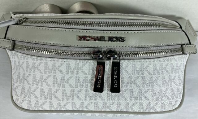white mk fanny pack