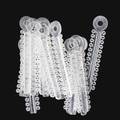 Clear Elastic Bands for Braces - 1014pcs Dental Ligature Ties Orthodontic