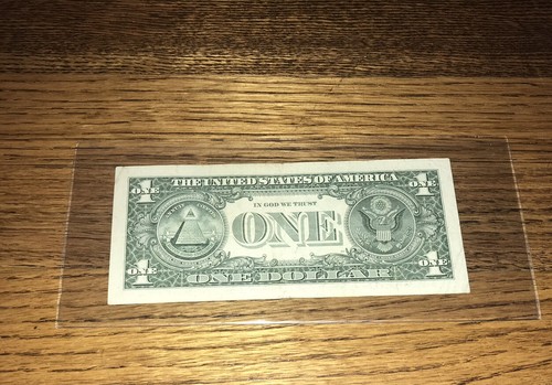 one dollar bill amazing serial number  - Picture 7 of 7