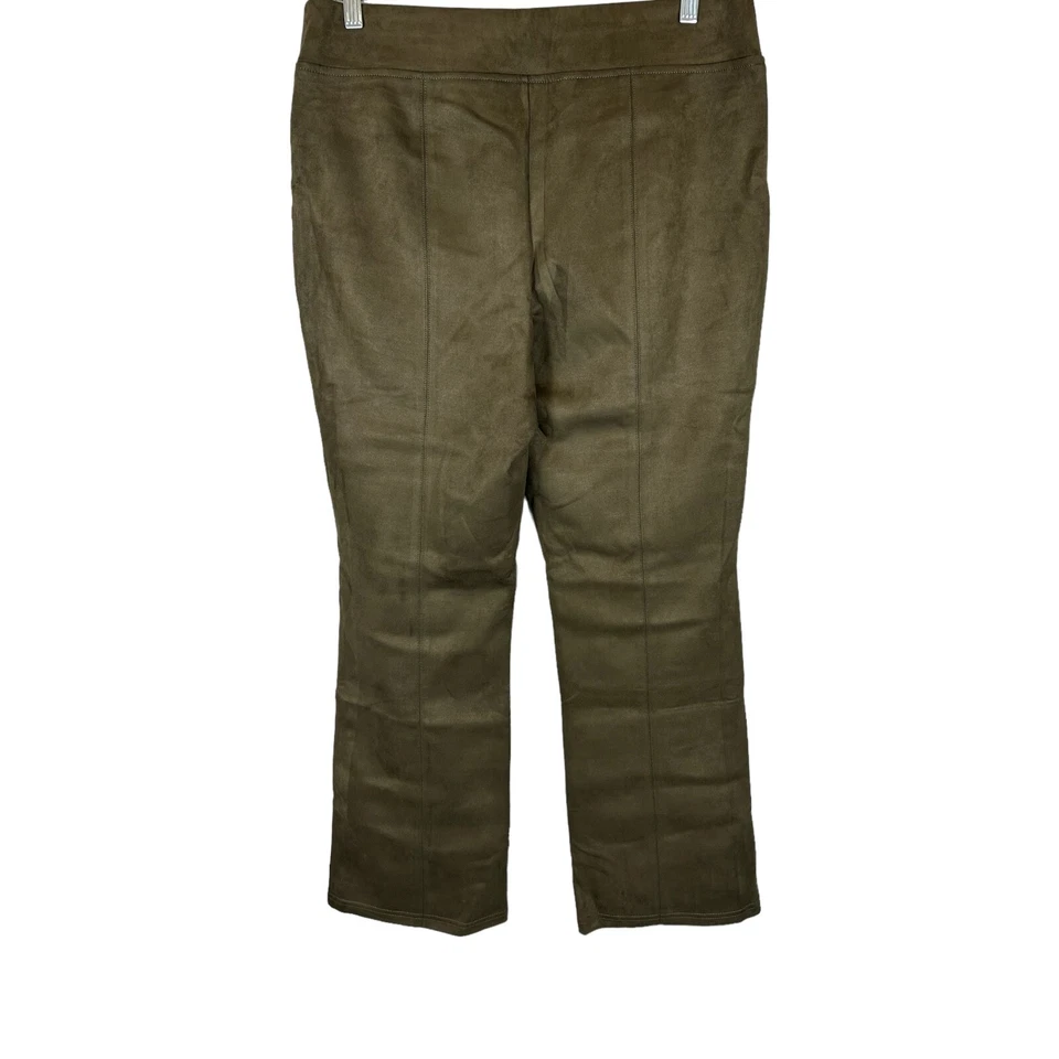 Linea by Louis Dell 'Olio Women's Faux Suede Boot Leg Pant Loden 14 Size - Image 2 of 2
