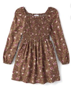 The Children’s Place Girls Floral Peasant Dress Size XX-Large (16) NWT