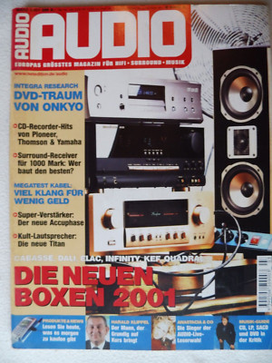 AUDIO 3/01, TEST 10 NF KABEL, ACCUPHASE E 307, QUADRAL AURUM TITAN,FIDELITY A3CR