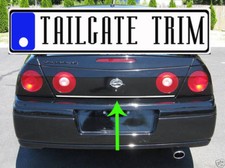 Forchevy Impala 2000 2001 2002 2003 2004 2005 Chrome Tailgate Trunk Trim Molding