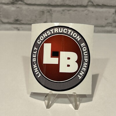 Link Belt Construction Equipment Operating Engineer Hard Hat Sticker A