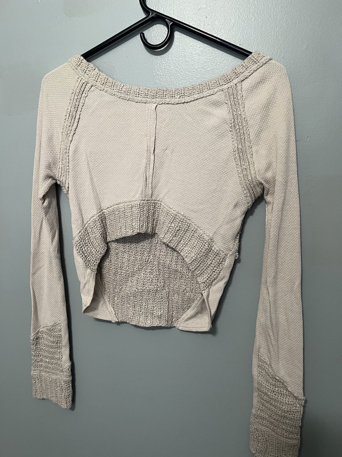 Free People Size Small Cropped Sweater - image 3
