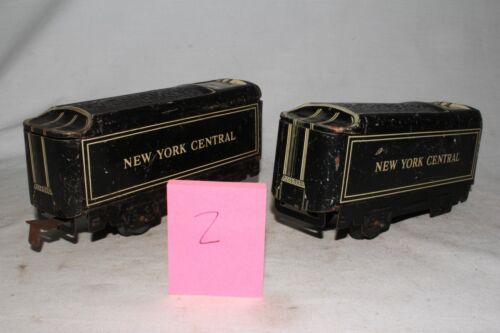 1950's Marx New York Central Tenders, Lot of 2 - Picture 1 of 9