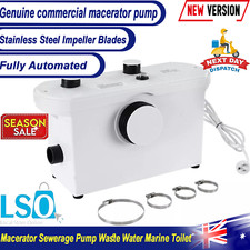 Macerator Sewerage Pump Waste Water Marine Toilet Disposal Unit Laundry Basement