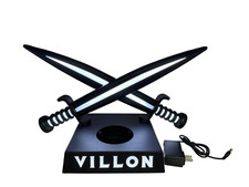 VILLON alcohol Advertising LED lighted Display Bottle holder Super RARE FIND!