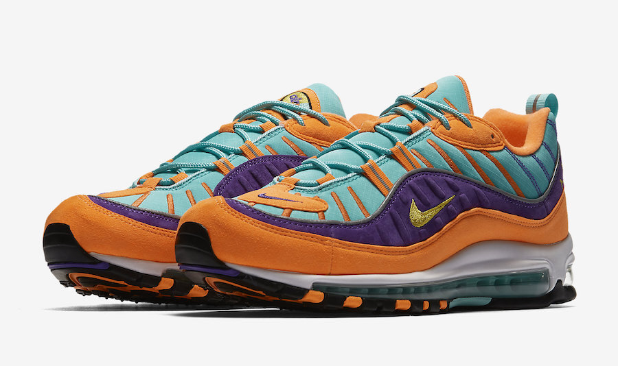 Nike Air Max 98 QS Cone - Hyper Grape 2018 (924462-800) Men's Size 9-10 |  eBay