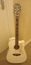 White Tanglewood Guitar