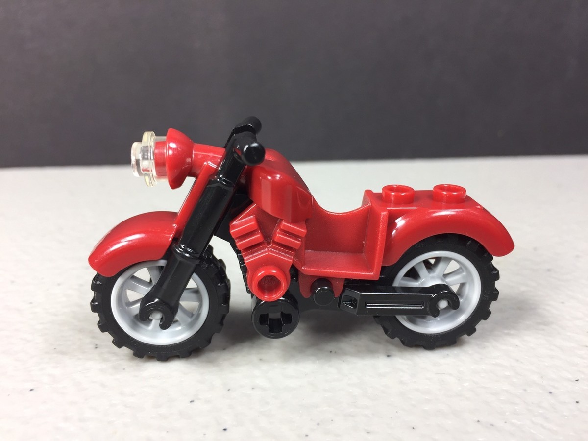 LEGO Minifigure Accessory Dark Red Vintage Motorcycle 76017 for
