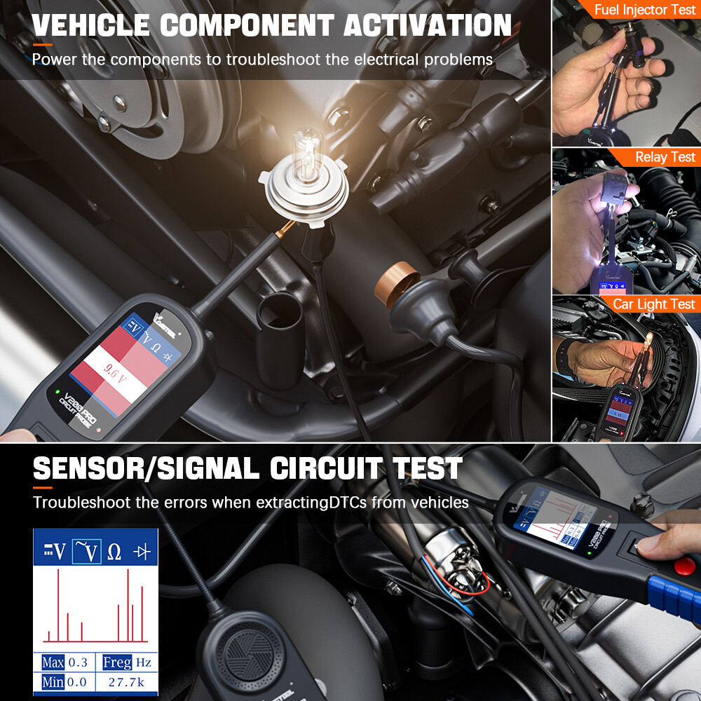 12V 24V Automotive Electrical Tool Circuit Tester Power Probe Breaker Finder