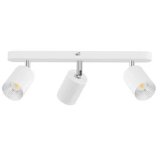 1-4 Light LED Track Lighting Kit, Flush Mount Ceiling Spot Light Fixture GU10
